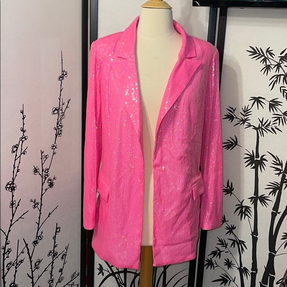 pink sequin jackets